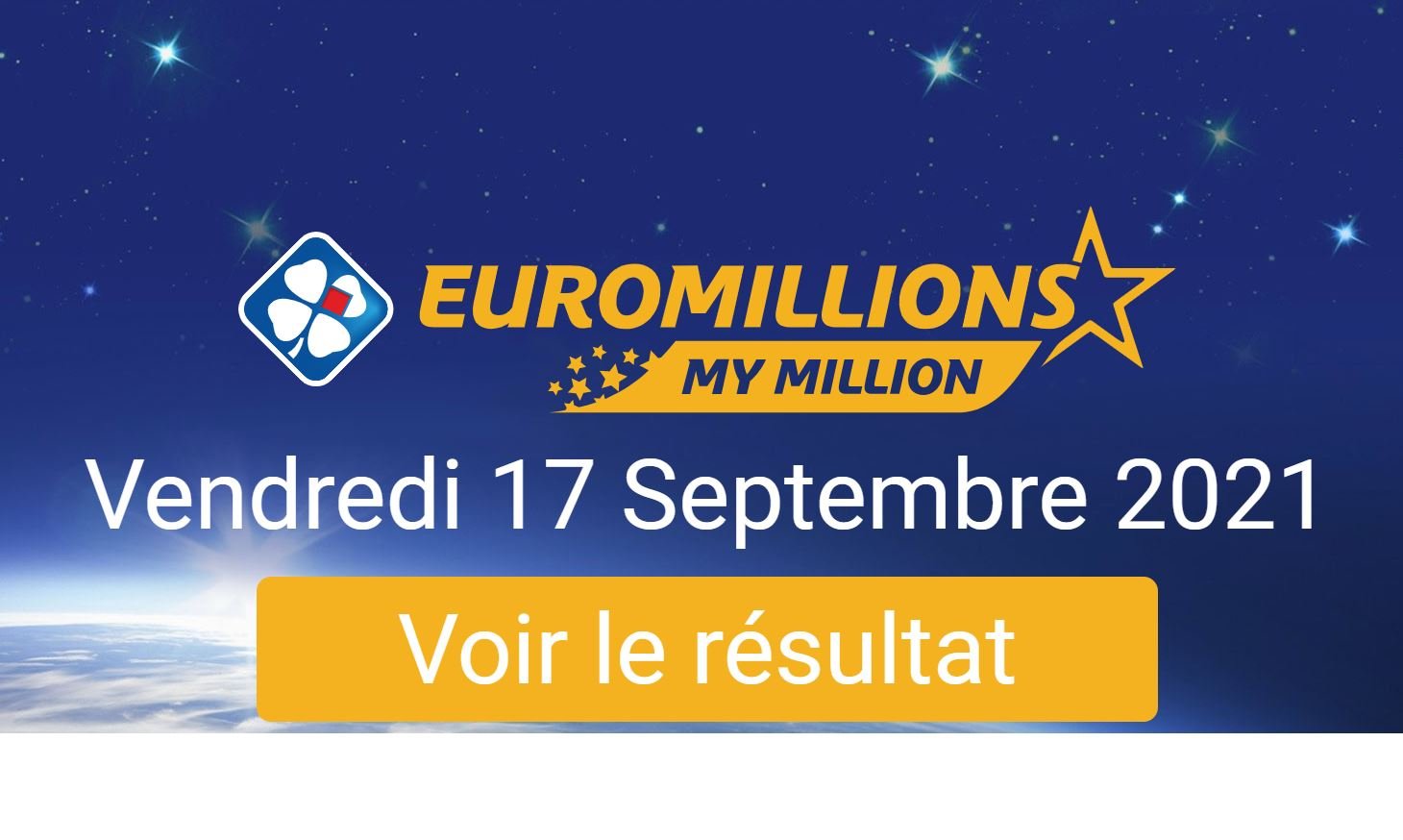 Résultat euromillions du vendredi 17 septembre 2021 Economie Matin