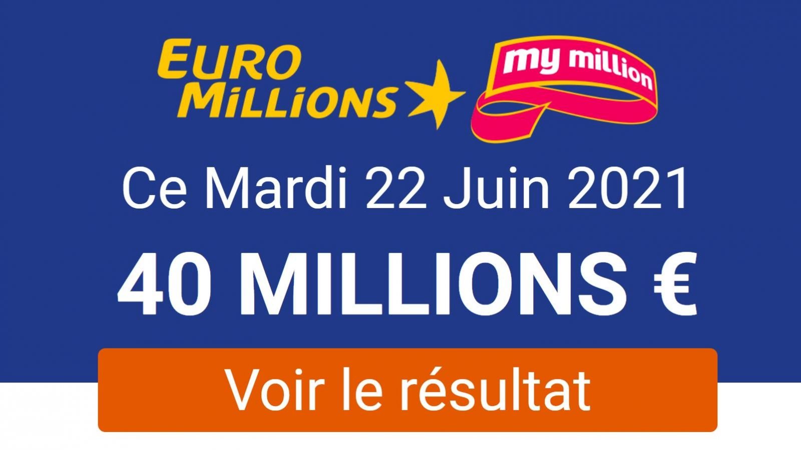 Résultat euromillions du mardi 22 juin 2021 Economie Matin