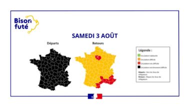 Bison Fute, Prevision, Circulation, Samedi 3 Aout 2024