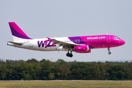 Budapest,,hungary, ,august,13,,2015:,wizz,air,passenger,plane