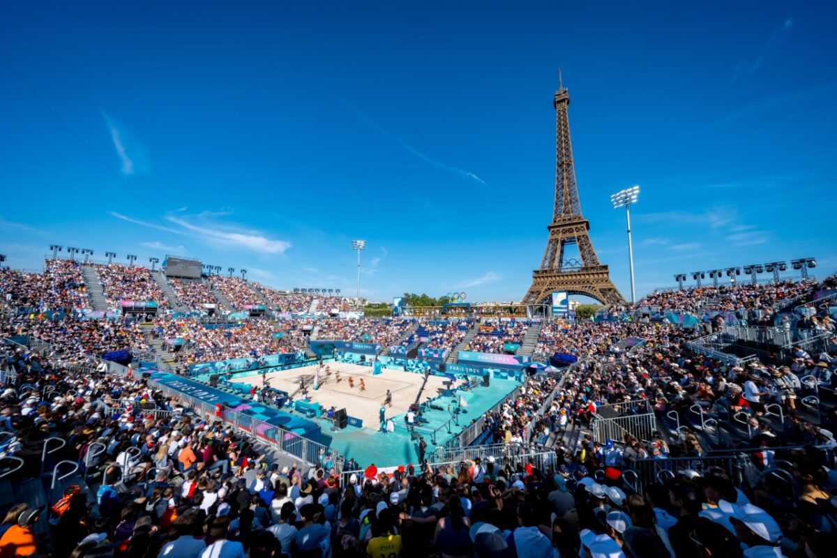 Jul,28,,2024 Paris,,fra;,the,stade,tour,eiffel,plays,host