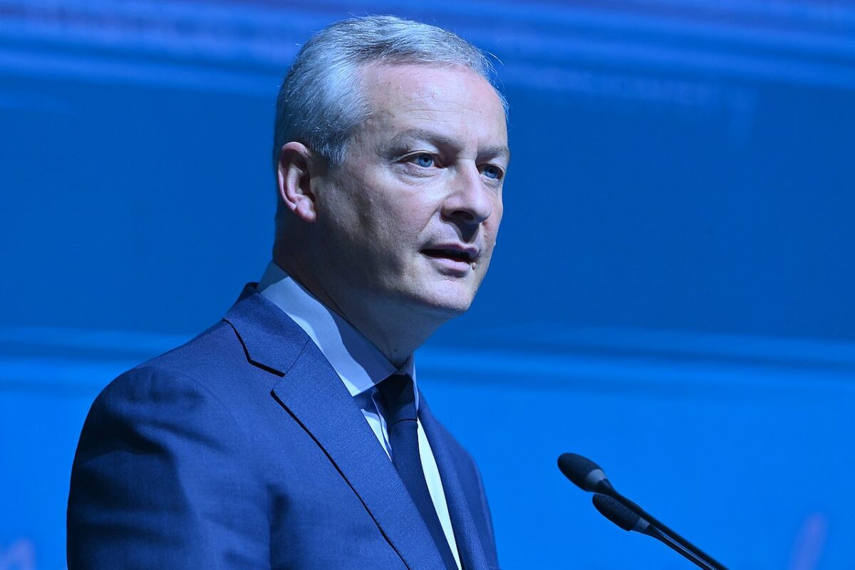 Bruno Le Maire a rejeté la responsabilité du déficit public sur le gouvernement actuel. Wikipedia