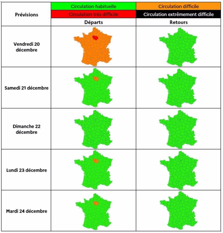 Bison Fute Previsions Week End Noel 2024