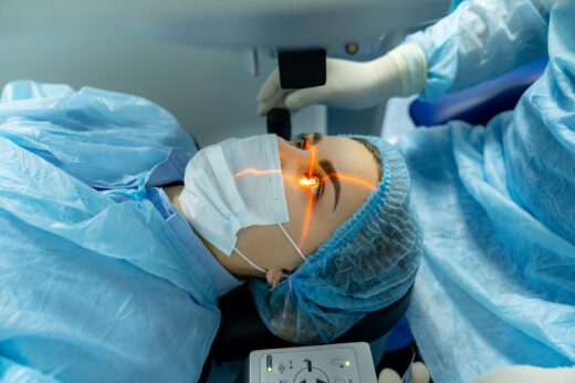 Medical,laser,eye,correction.,medicine,technology,eye,operation.,stock,photo