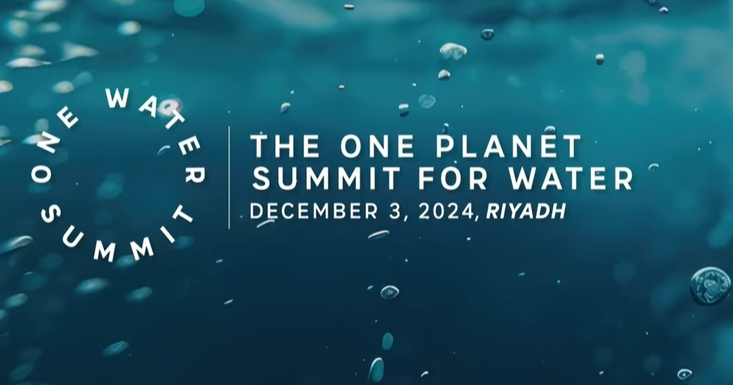 One Water Summit : une réponse mondiale aux enjeux de l’eau, un défi vital pour l’Asie centrale